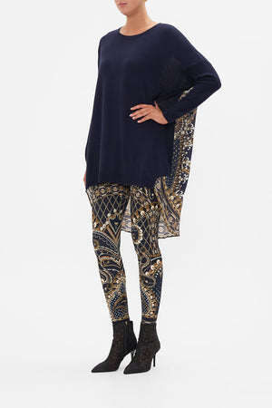 CAMILLA long sleeve jumper in Dance With The Duke print