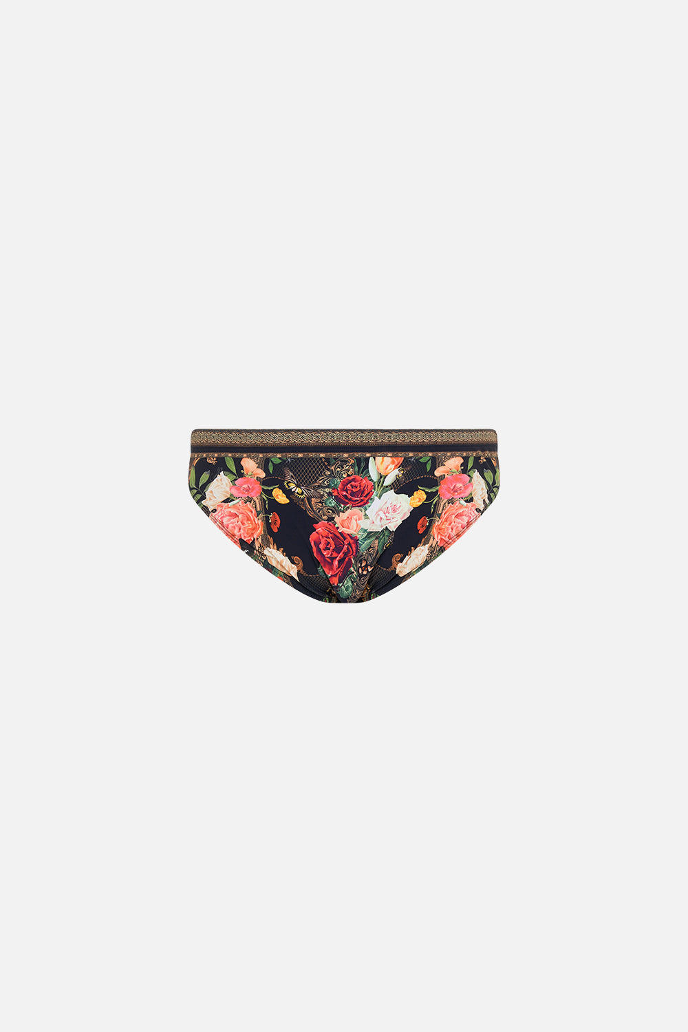 The CAMILLA SOFT TIE BIKINI WITH TRIM SAHARA SUPERNATURAL in our  print.