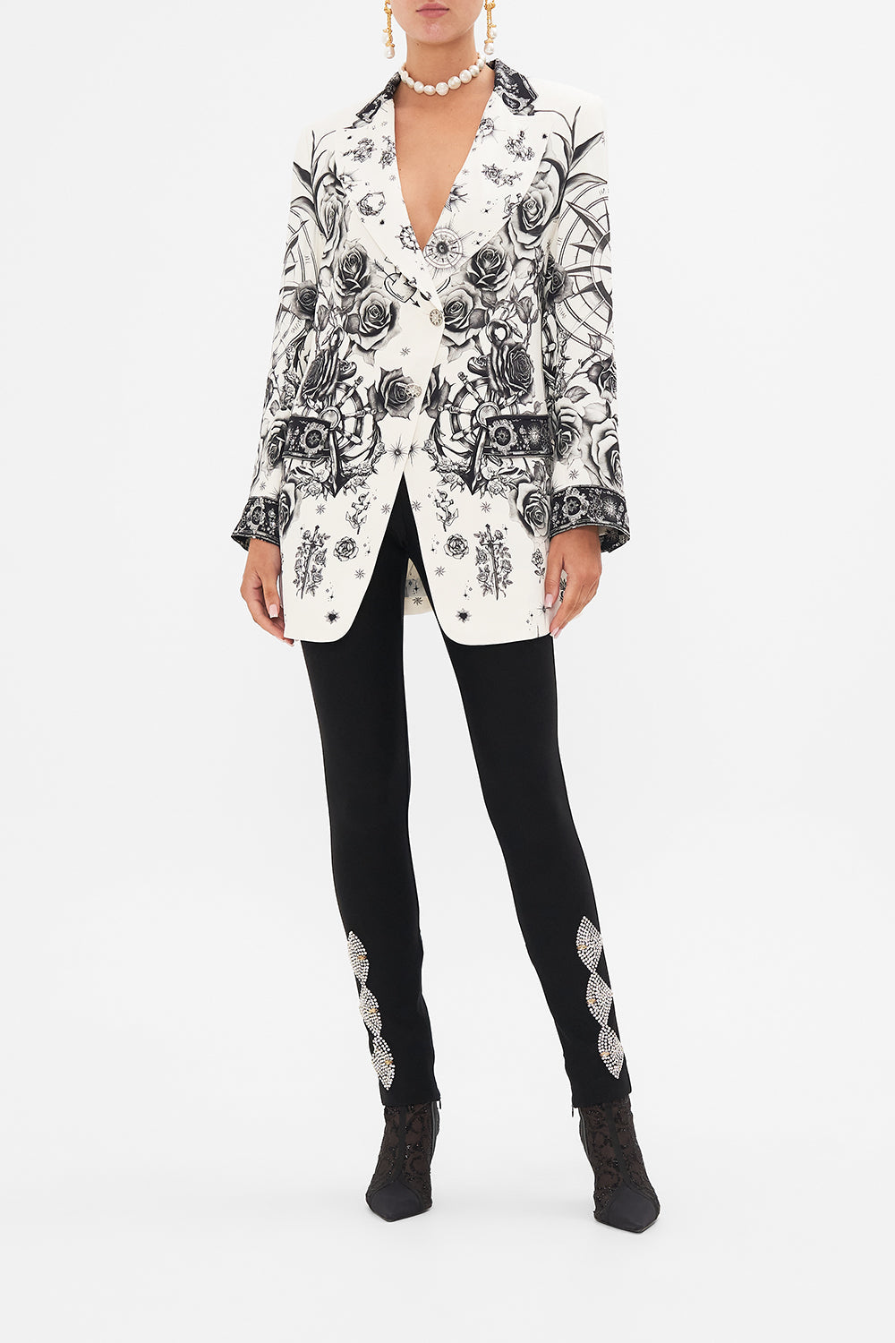 LONGLINE RELAXED JACKET TALES OF TATTOO