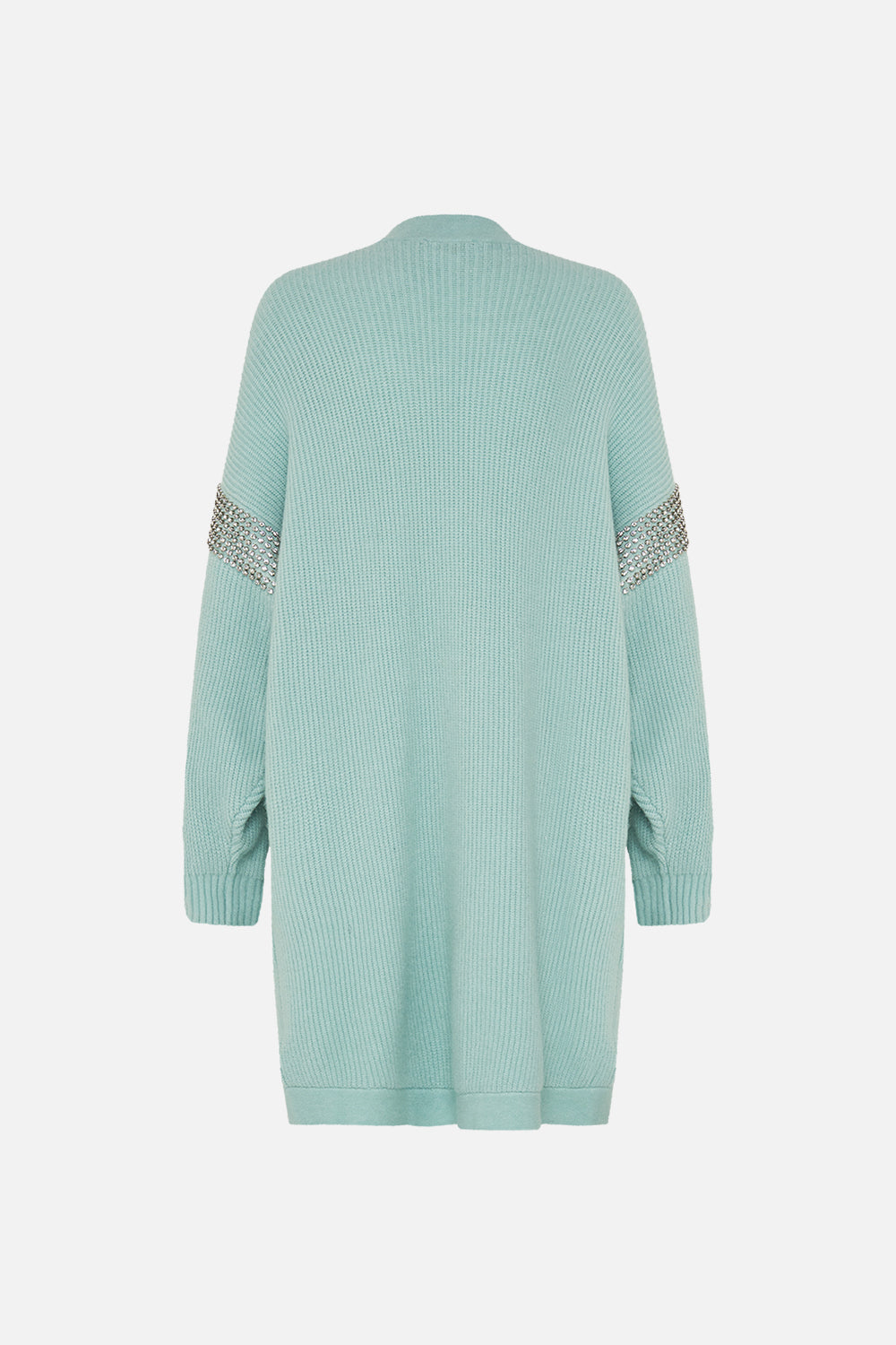 CAMILLA blue cocoon knit layer in Dreaming In Dutch print.