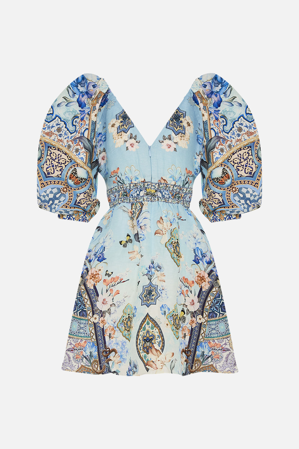 PUFF SLEEVE MINI DRESS AL MANIAL PALACE MEMOIRS