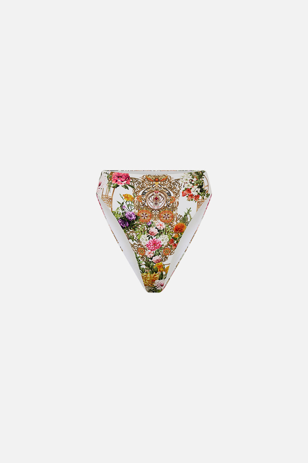 CAMILLA High Waist Cheeky Pant in Egyptian Rose print. 