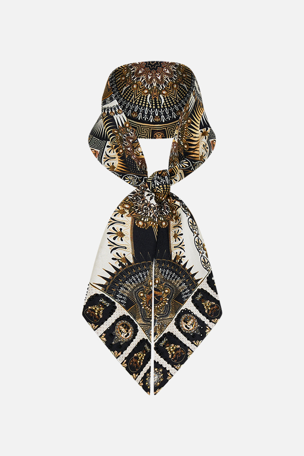 The CAMILLA KIDS TIE FRONT MAXI DRESS 12-14 ADORNED IN ANTIQUITY in our  print.
