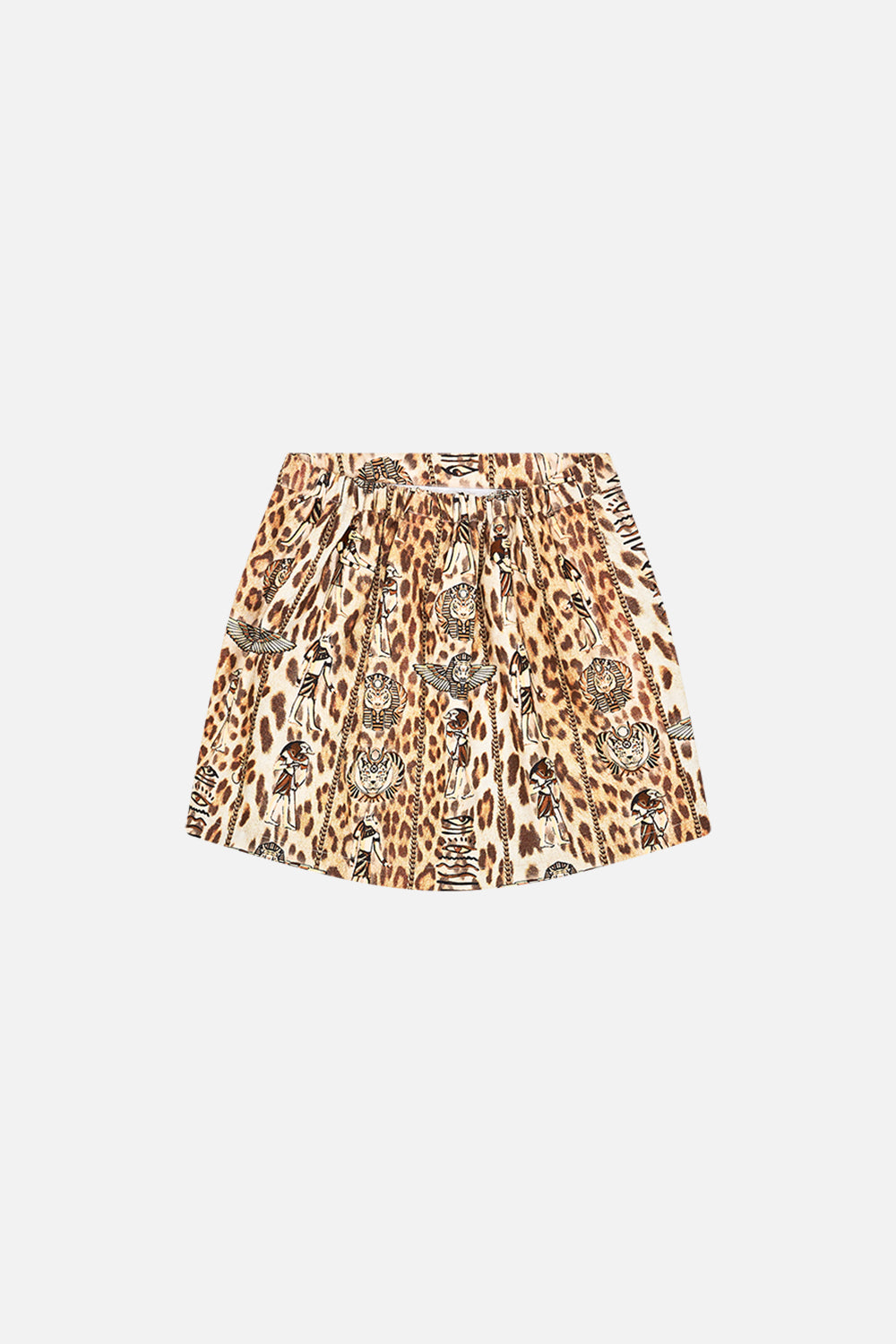 The CAMILLA BIAS CUT TANK DRESS LUXORLAND LADY in our  print.