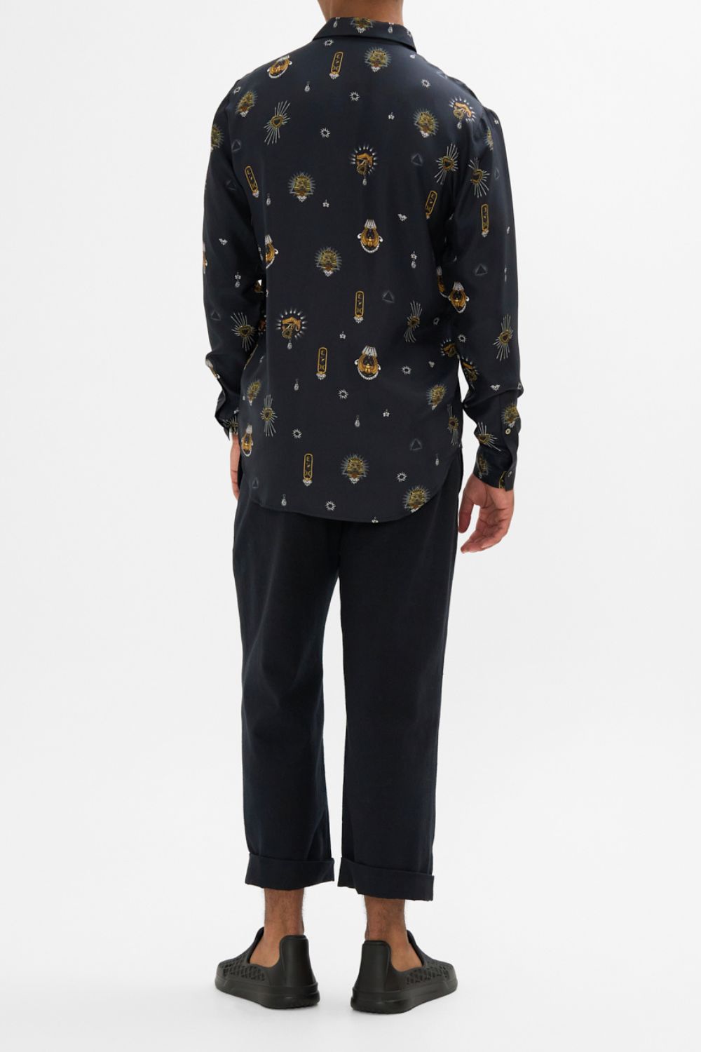 LONG SLEEVE HIDDEN PLACKET SHIRT CALL ME CLEOPATRA