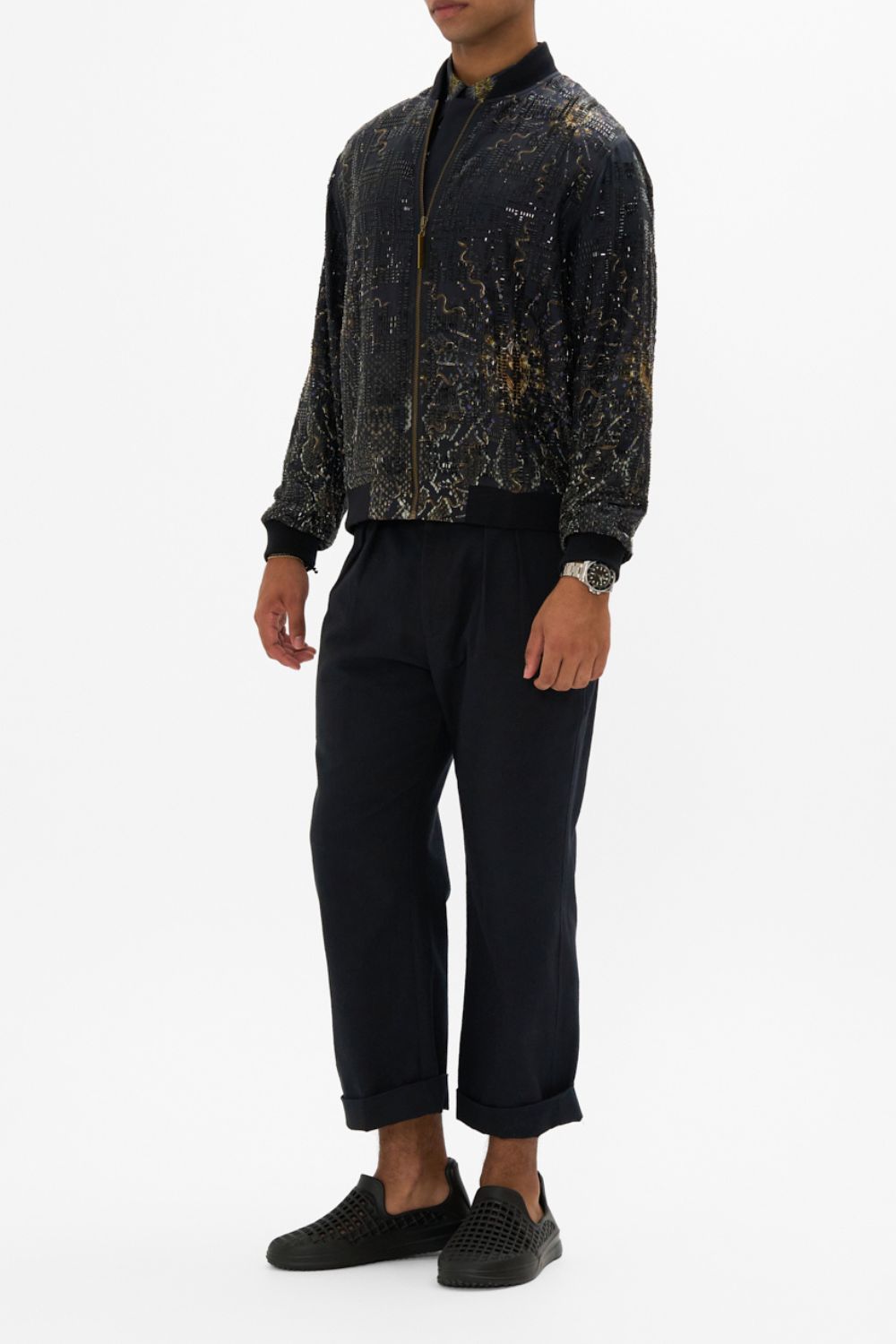 ZIP THROUGH BOMBER JACKET CALL ME CLEOPATRA