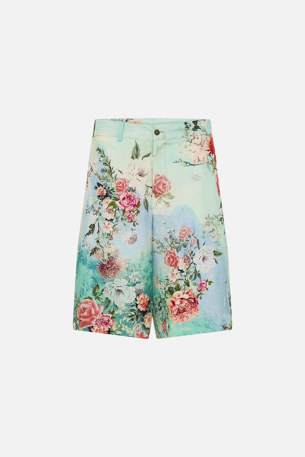 The CAMILLA V NECK HARDWARE DRESS WITH NECK TIE TEMPLES OF DENDARA in our  print.