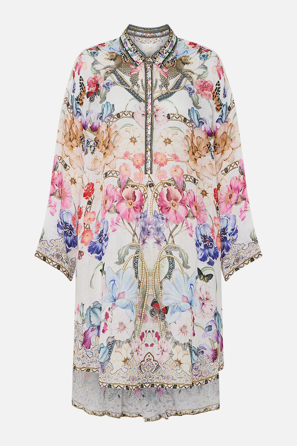 RELAXED HIGH LOW SHIRT DRESS MONSERRATE MAGIC