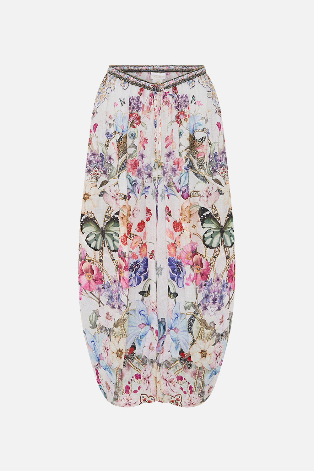 PANELLED HAREM PANT WITH TIE WAIST MONSERRATE MAGIC