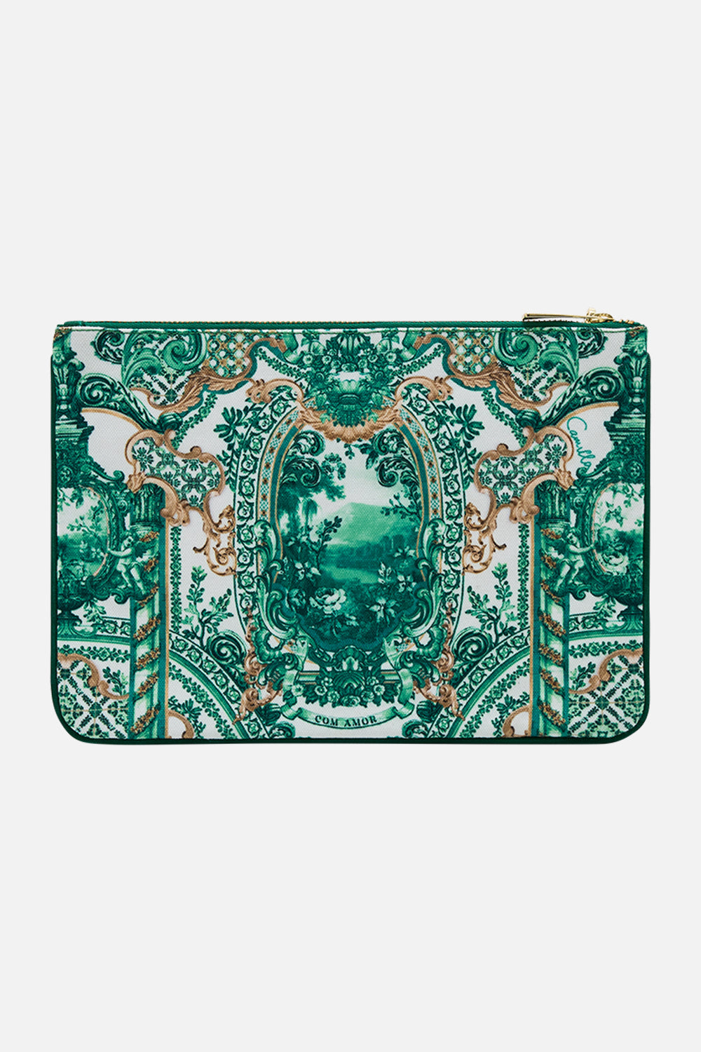 SMALL CANVAS CLUTCH CORRIDOR OF CALM