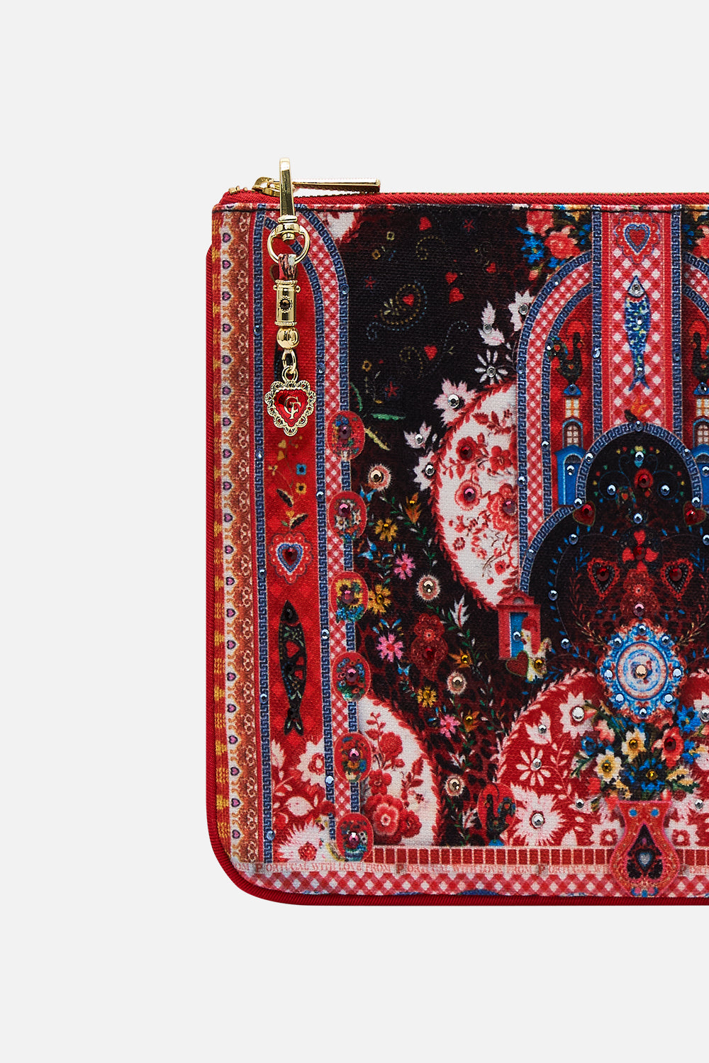 SMALL CANVAS CLUTCH FOLK FABULOUS