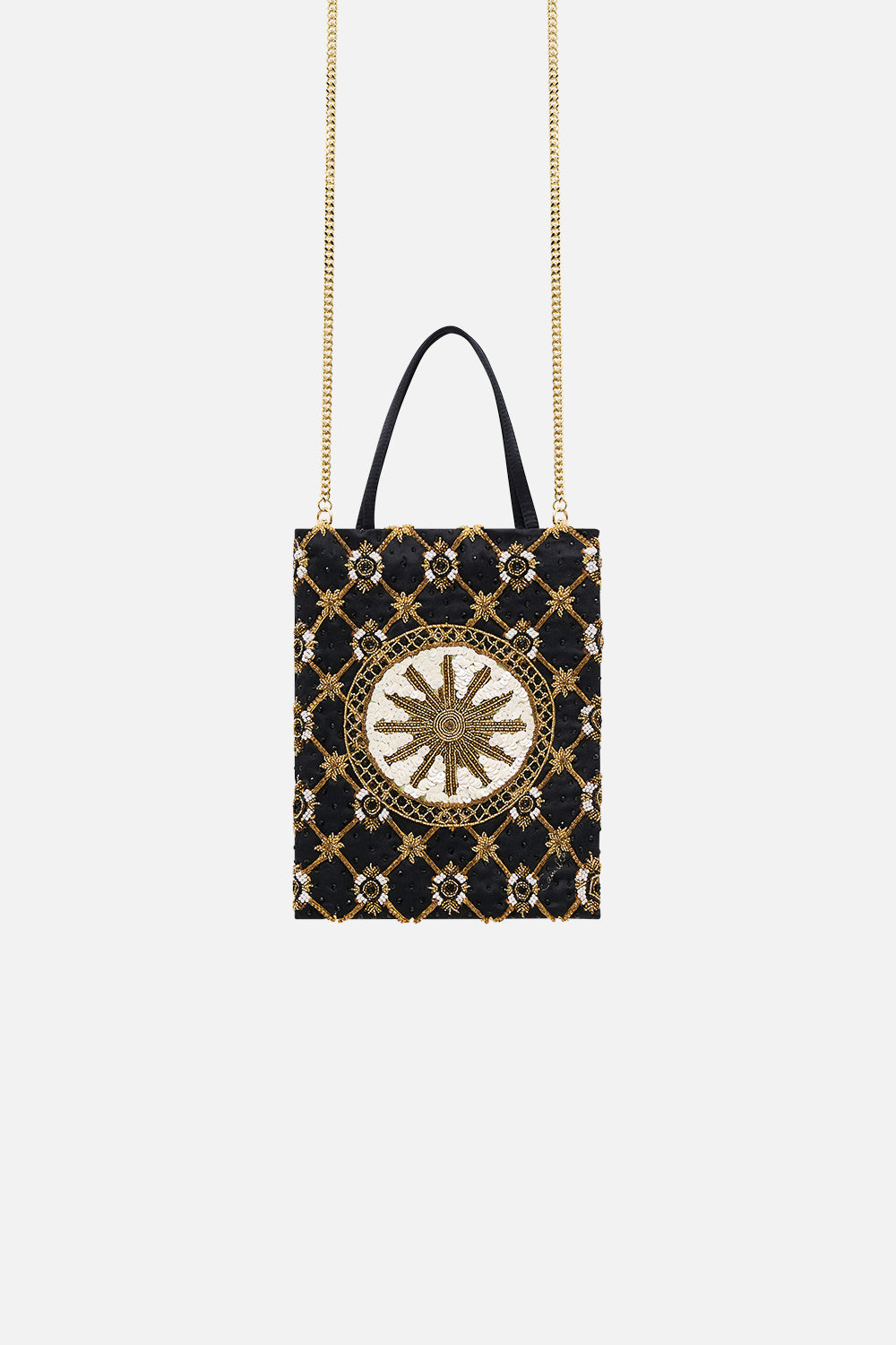 EMBELLISHED MINI TOTE MONARCHY MANIA
