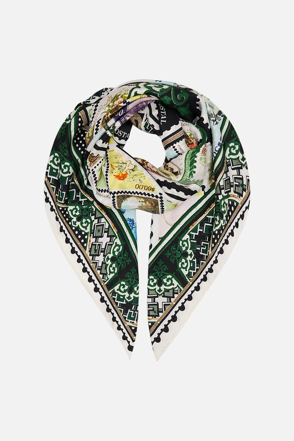 LARGE SQUARE SCARF MY PORTO PEN PAL