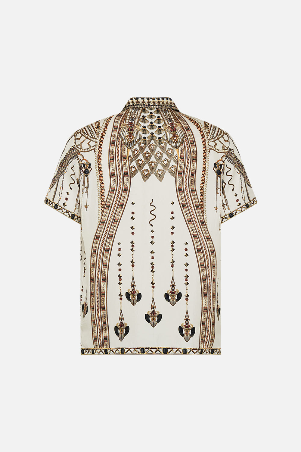 The CAMILLA SILK SHRUG EGYPTIAN ROSE in our  print.