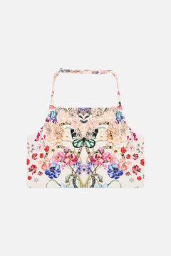 KIDS HALTER CROP IN STRETCH JERSEY 4-10 MONSERRATE MAGIC