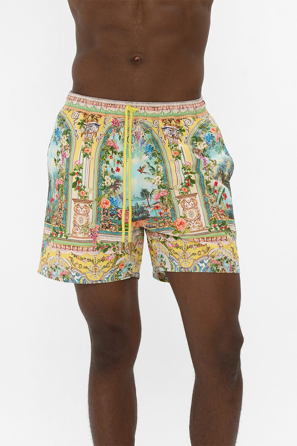 MID LENGTH BOARDSHORT WITH ELASTIC WAIST TALES OF TOPKAPI PALACE