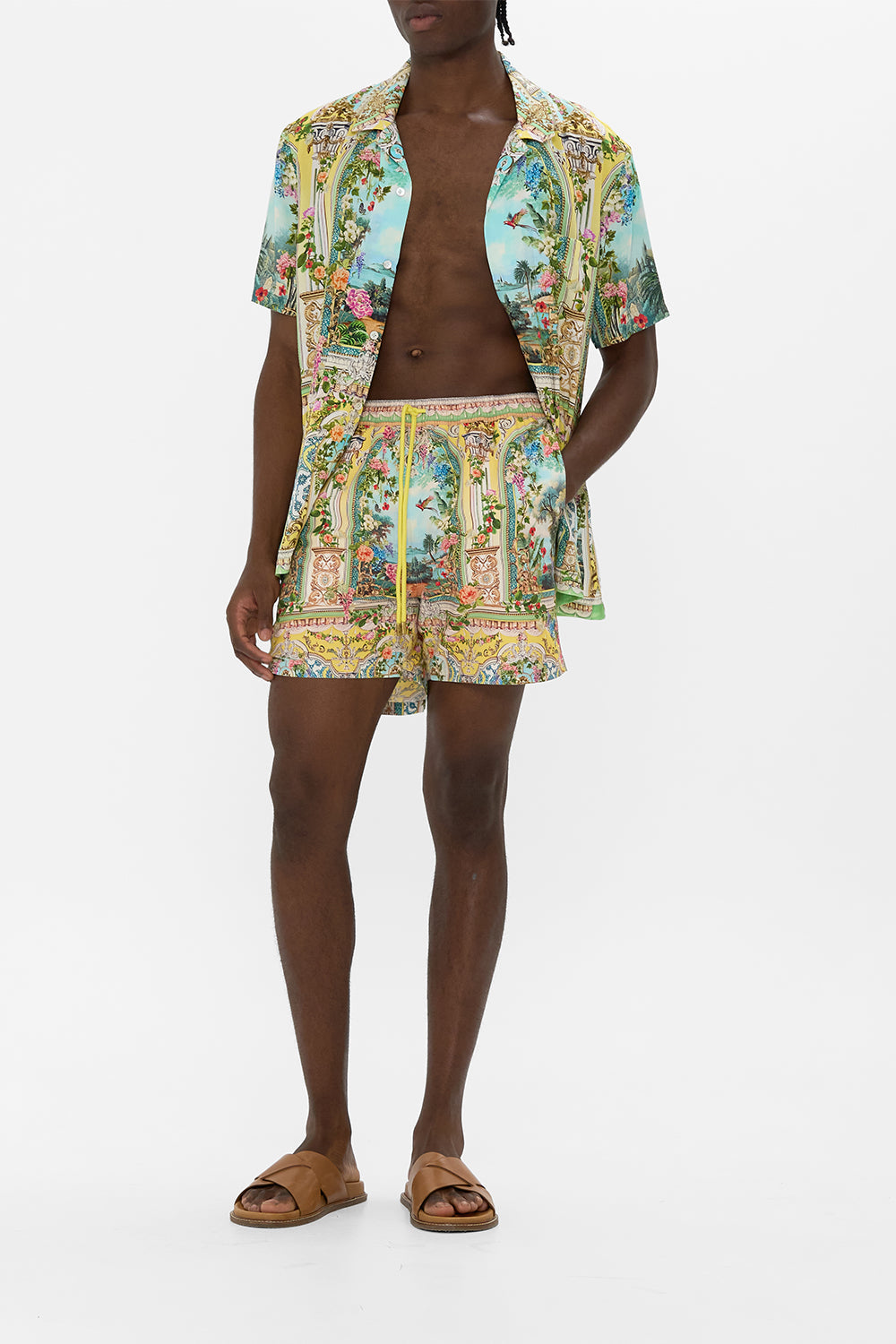 MID LENGTH BOARDSHORT WITH ELASTIC WAIST TALES OF TOPKAPI PALACE