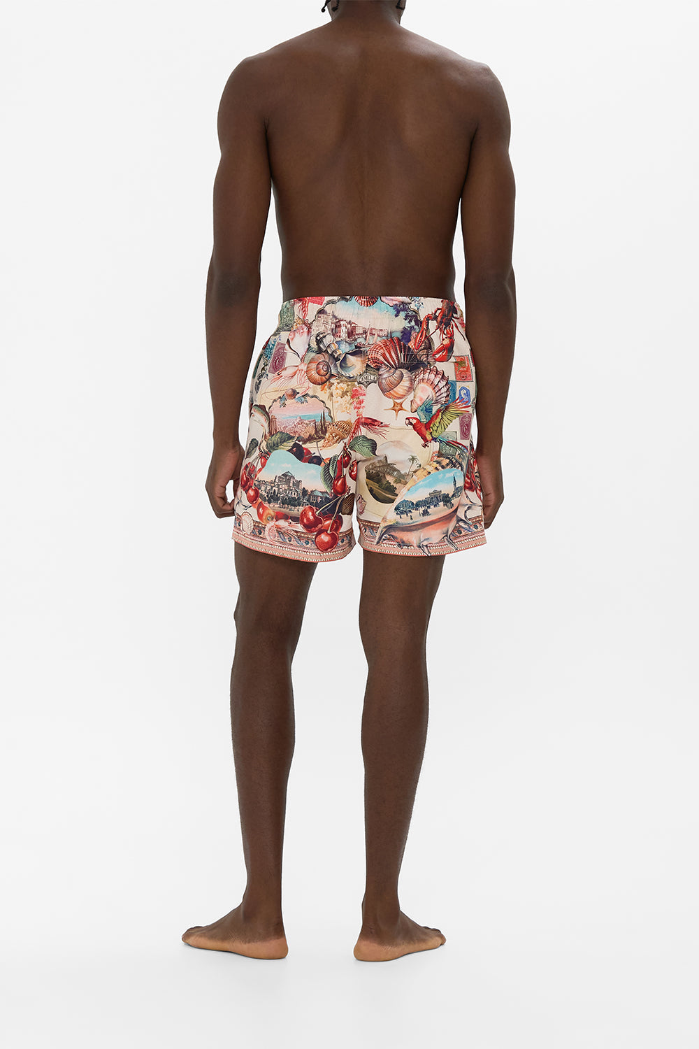 The CAMILLA JERSEY TRACK PANT WITH SILK DETAILS ISNIK LULLABY in our  print.