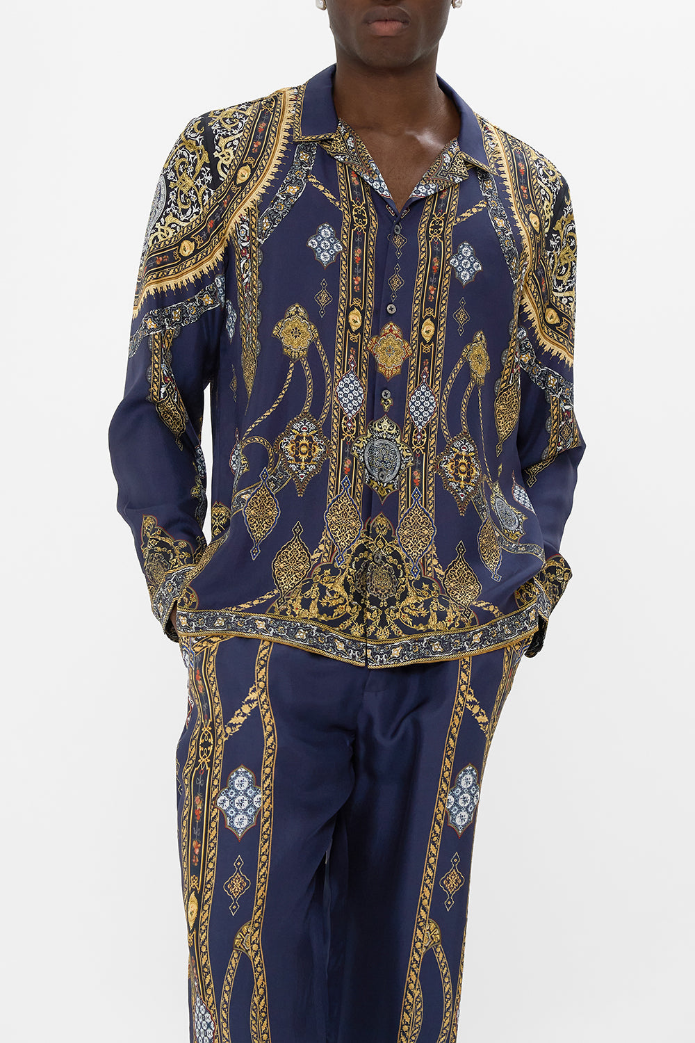 LONG SLEEVE CAMP COLLARED SHIRT THE IMPERIAL GATE