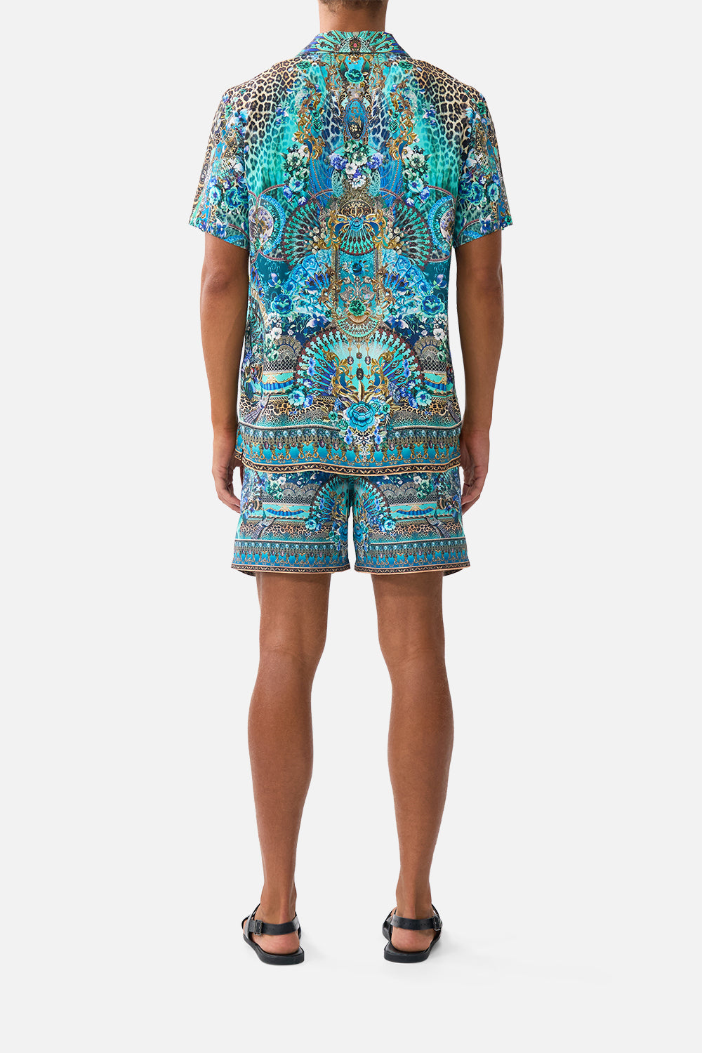 The CAMILLA CROPPED BOMBER JACKET MEET ME AT THE MET in our  print.