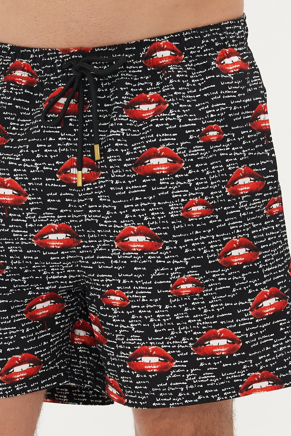 The CAMILLA PRINTED TRENCH KISS AND TELL in our  print.