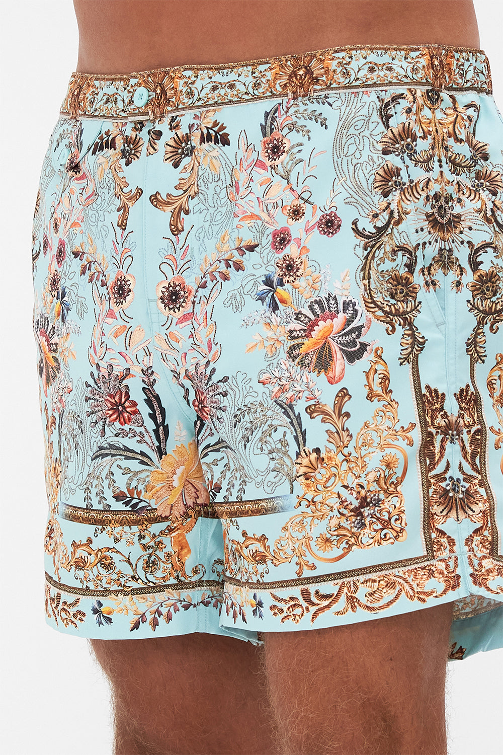 TAILORED SWIM SHORT ADIEU YESTERDAY