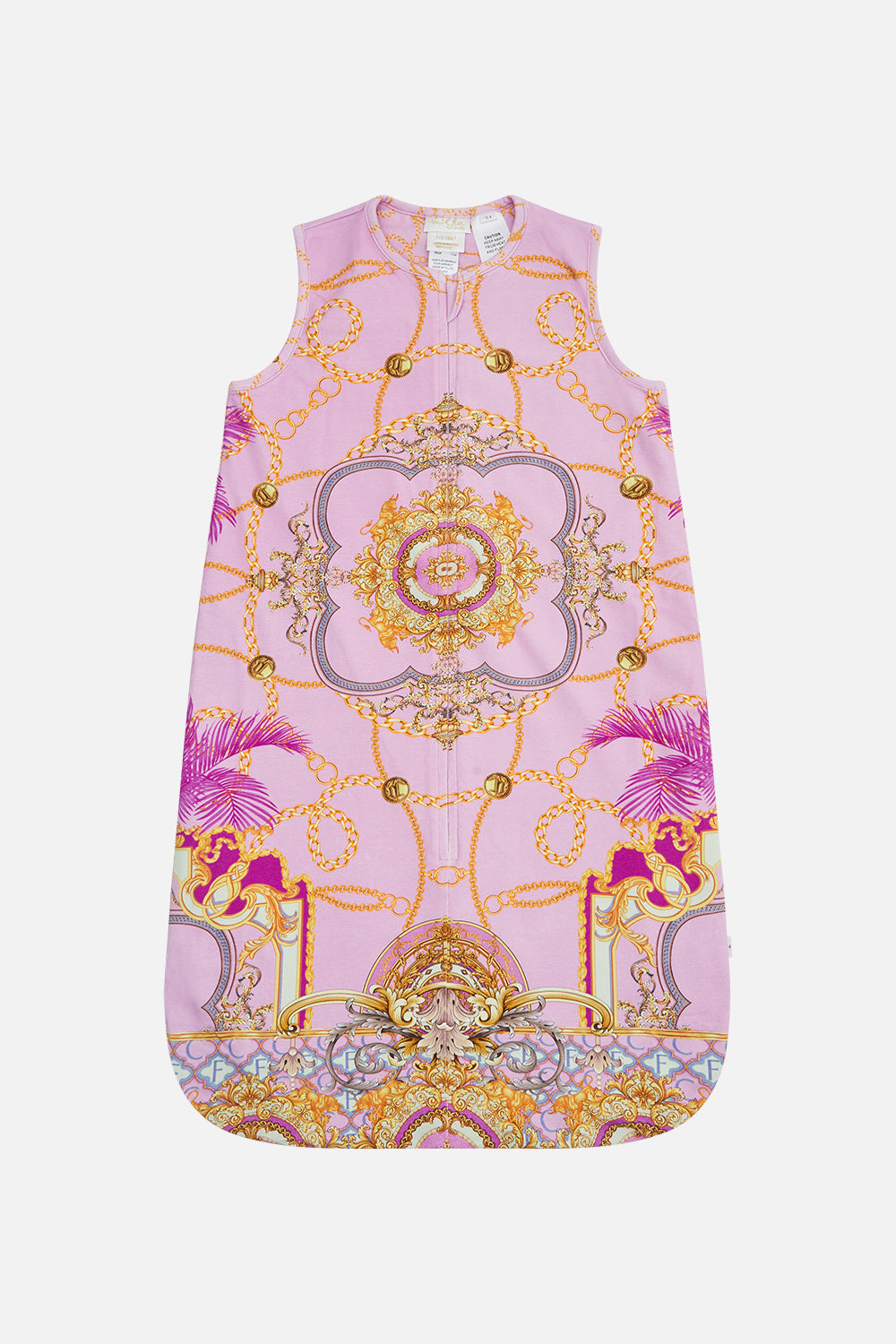 Product view of CAMILLA babies sleeping bag in Tiptoe The Tightrope print