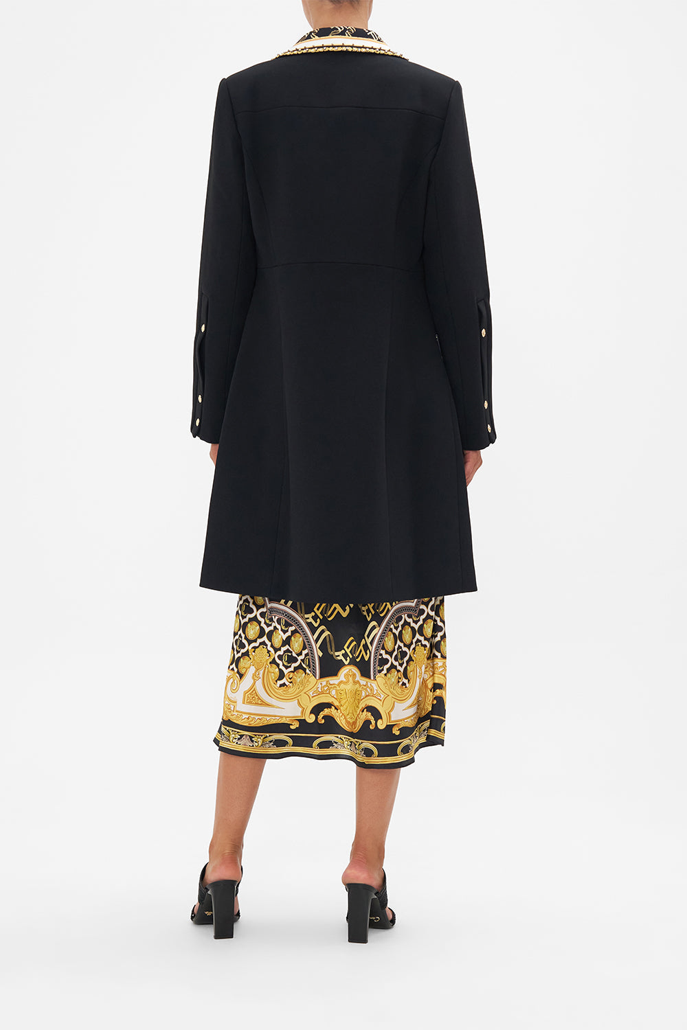 BUTTON FRONT COAT TETHER ME NOT