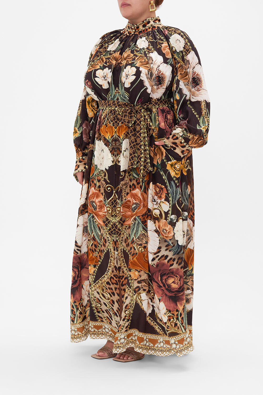 RAGLAN SLEEVE MIDI SHIRT DRESS WAVE YOUR WAND