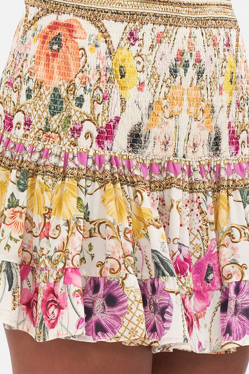 SHORT SHIRRED SKIRT DESTINY CALLING