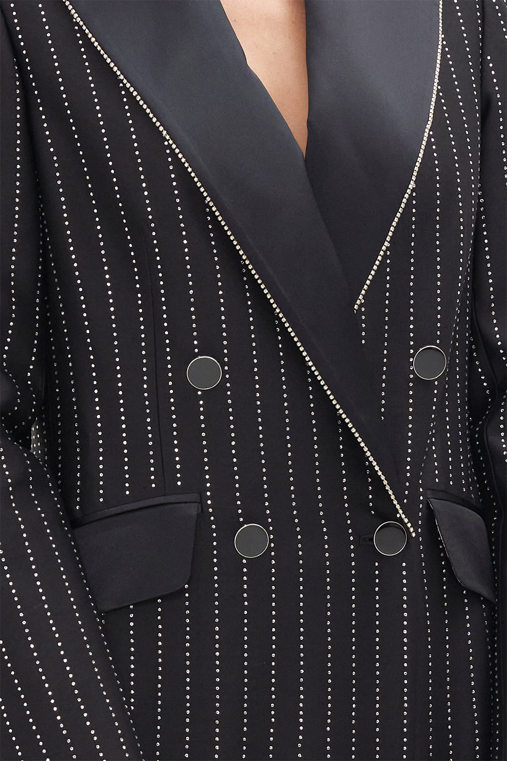 DOUBLE BREASTED SUIT JACKET CURTAIN CALL CHAOS