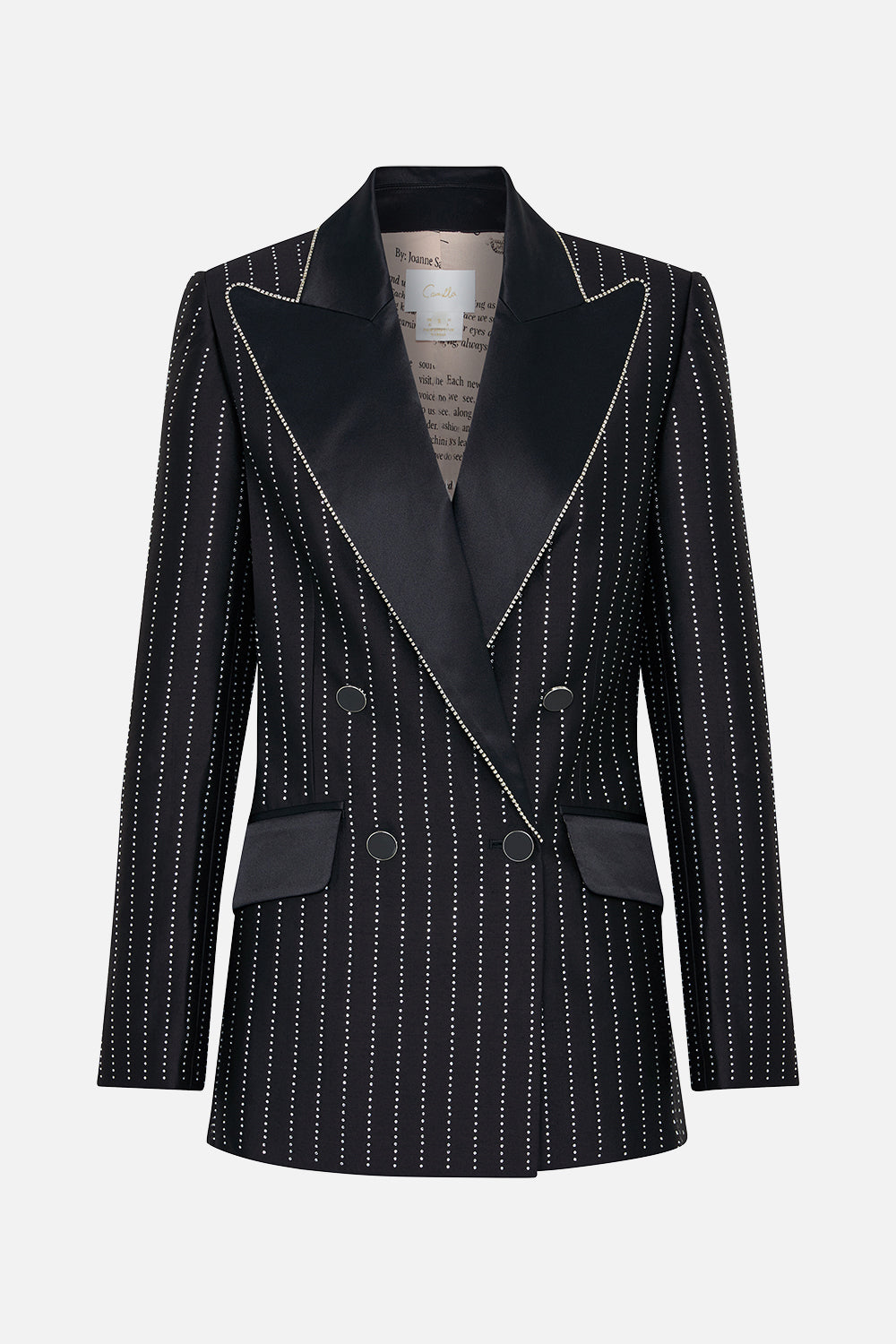 DOUBLE BREASTED SUIT JACKET CURTAIN CALL CHAOS