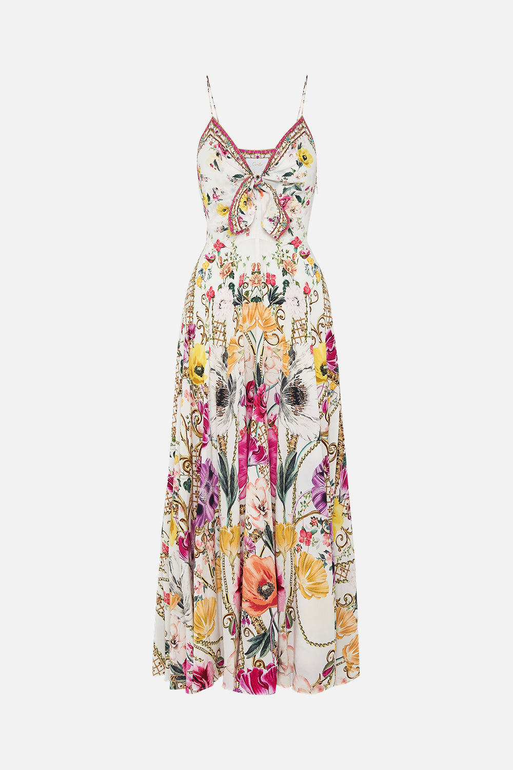 LONG DRESS WITH TIE FRONT DESTINY CALLING