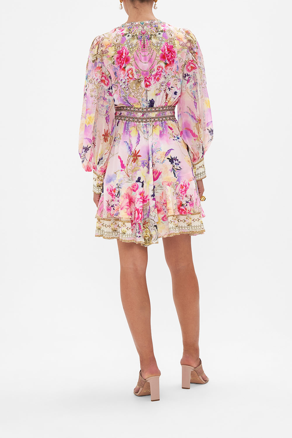 BUTTON FRONT FRILL DRESS SONIC SYMPHONIES