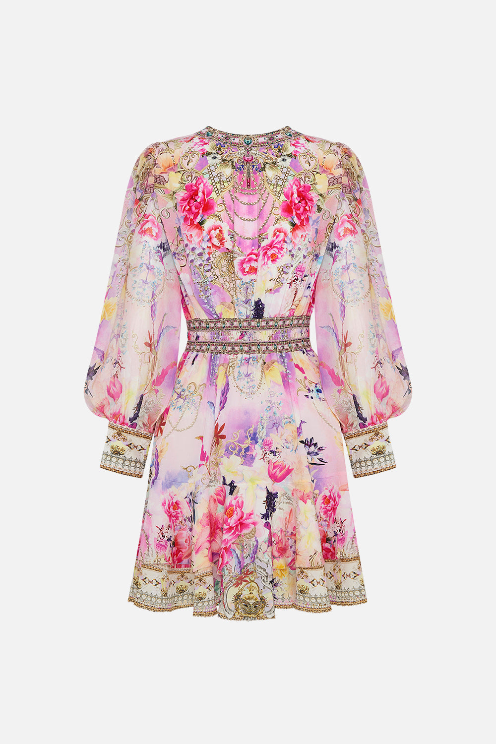 BUTTON FRONT FRILL DRESS SONIC SYMPHONIES