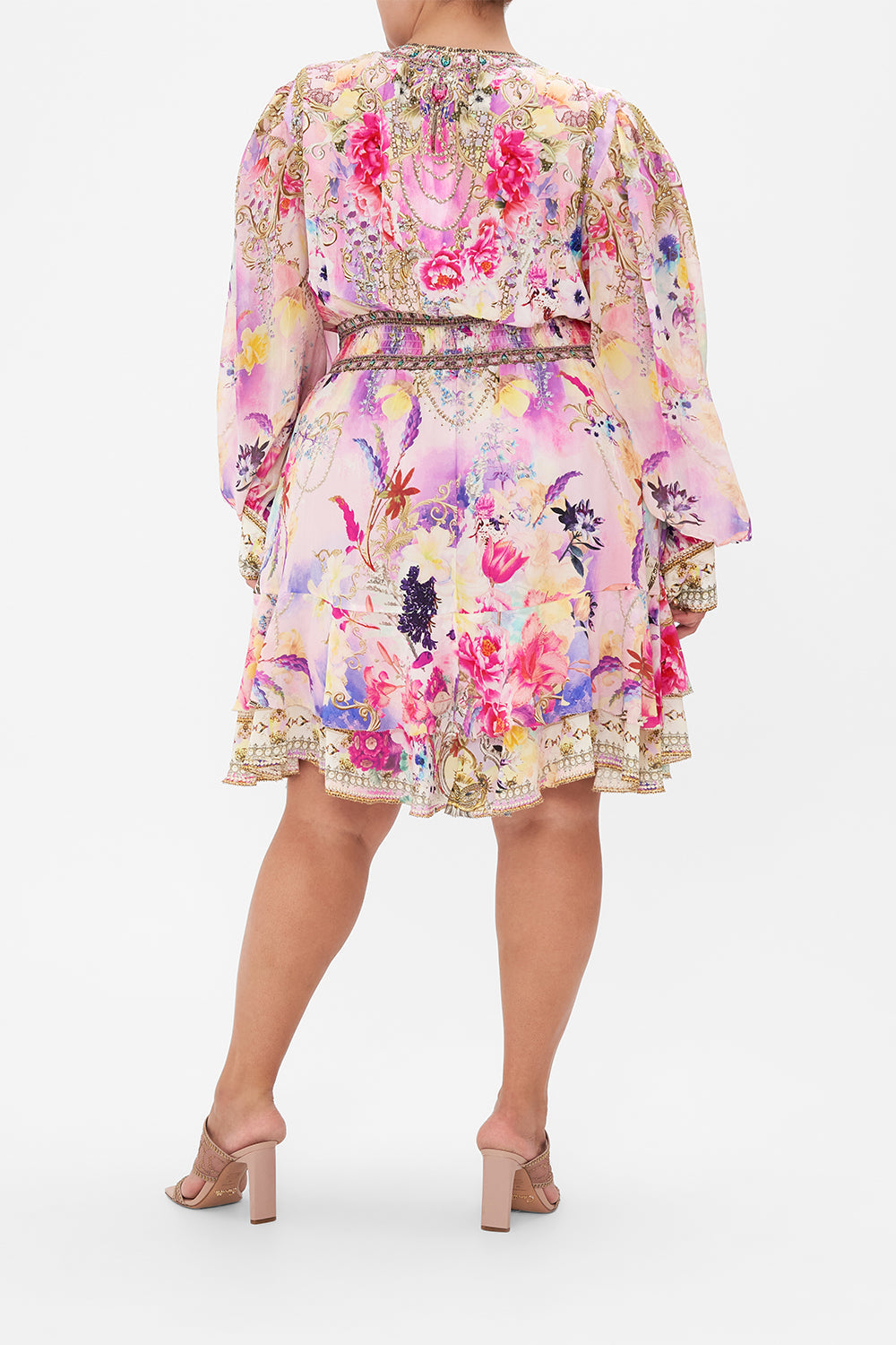 BUTTON FRONT FRILL DRESS SONIC SYMPHONIES