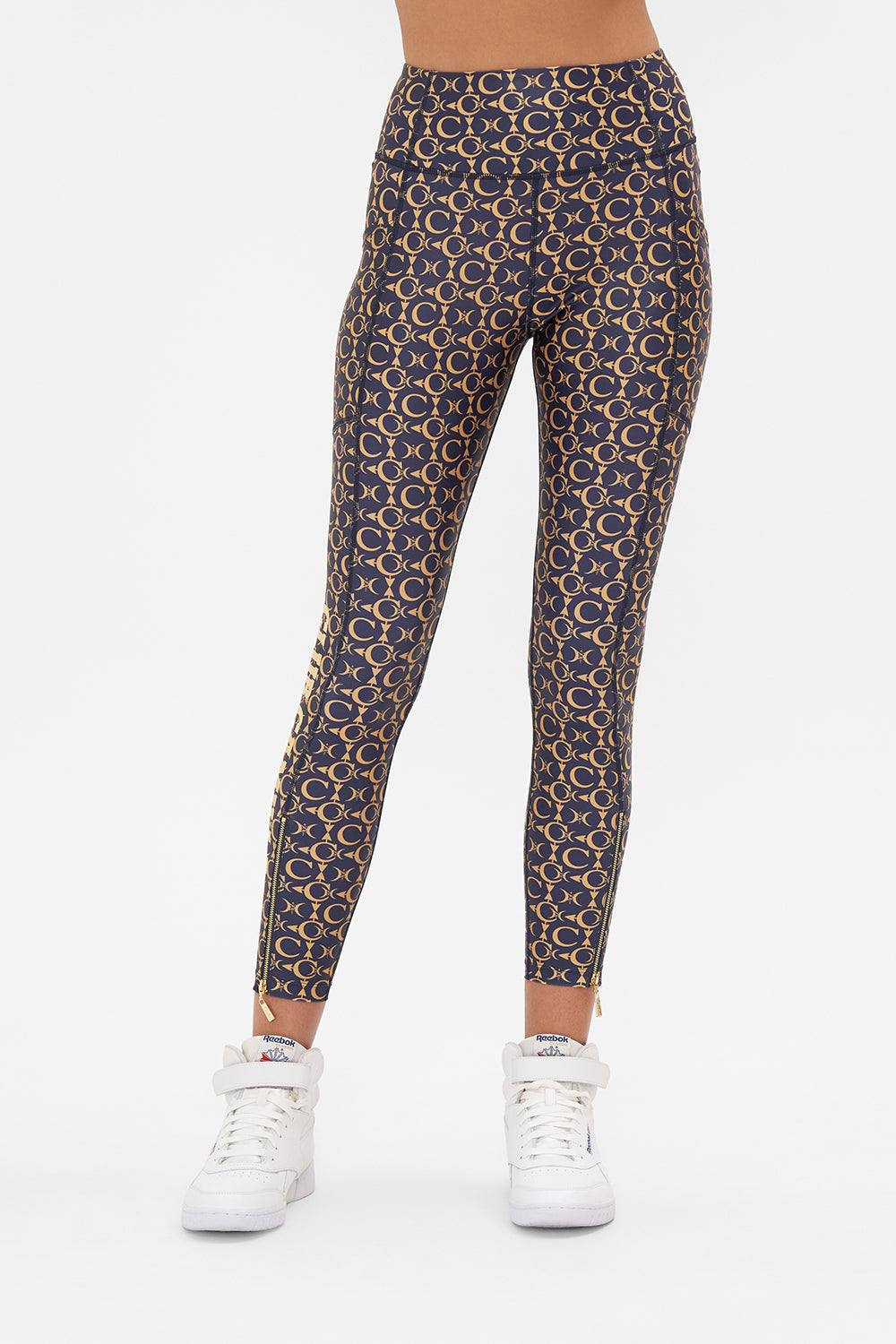 ACTIVE LEGGING WITH FRONT HEM ZIP SONG OF THE JUNGLE