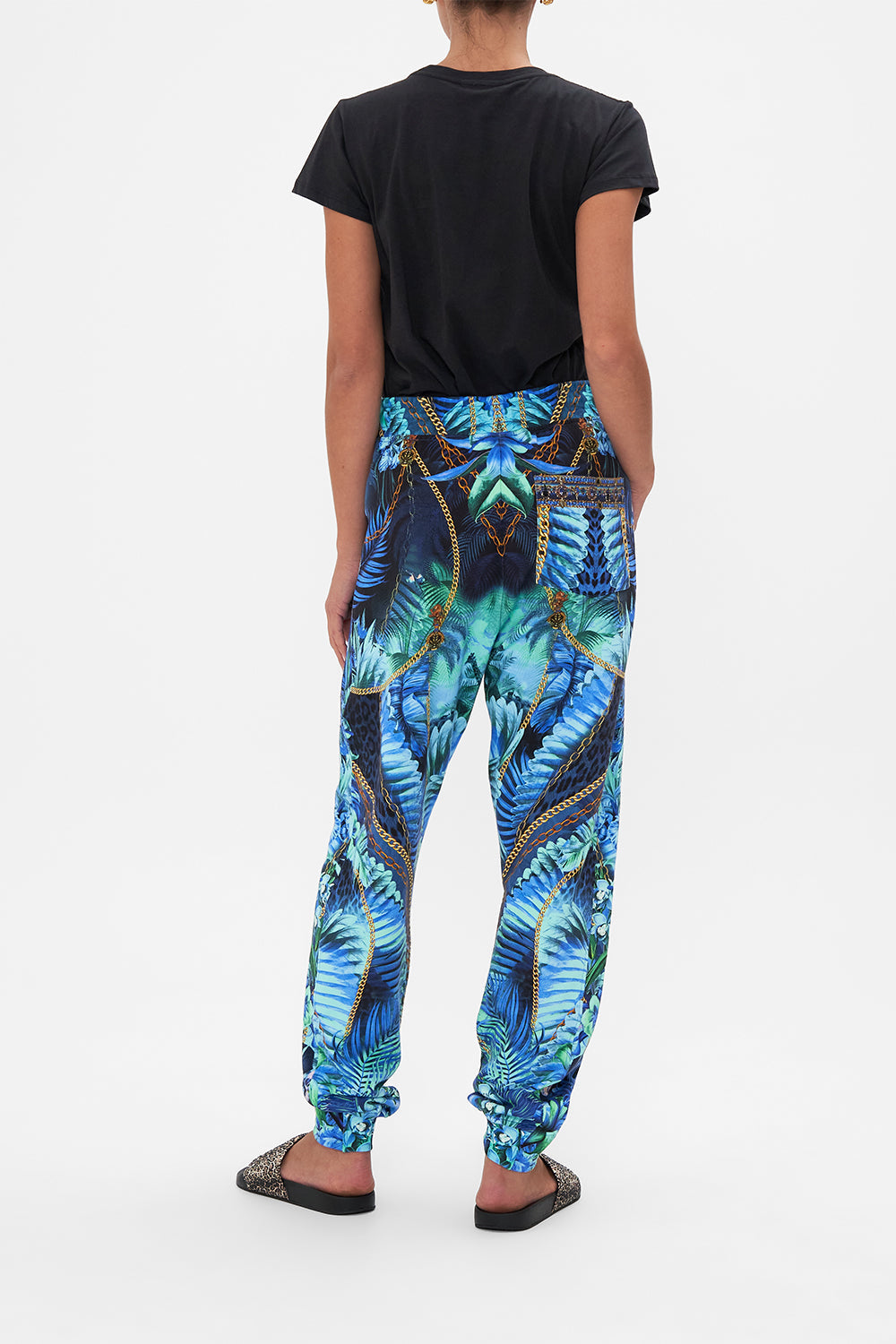 SWEAT PANTS WITH CONTRAST STRIPE SONG OF THE JUNGLE
