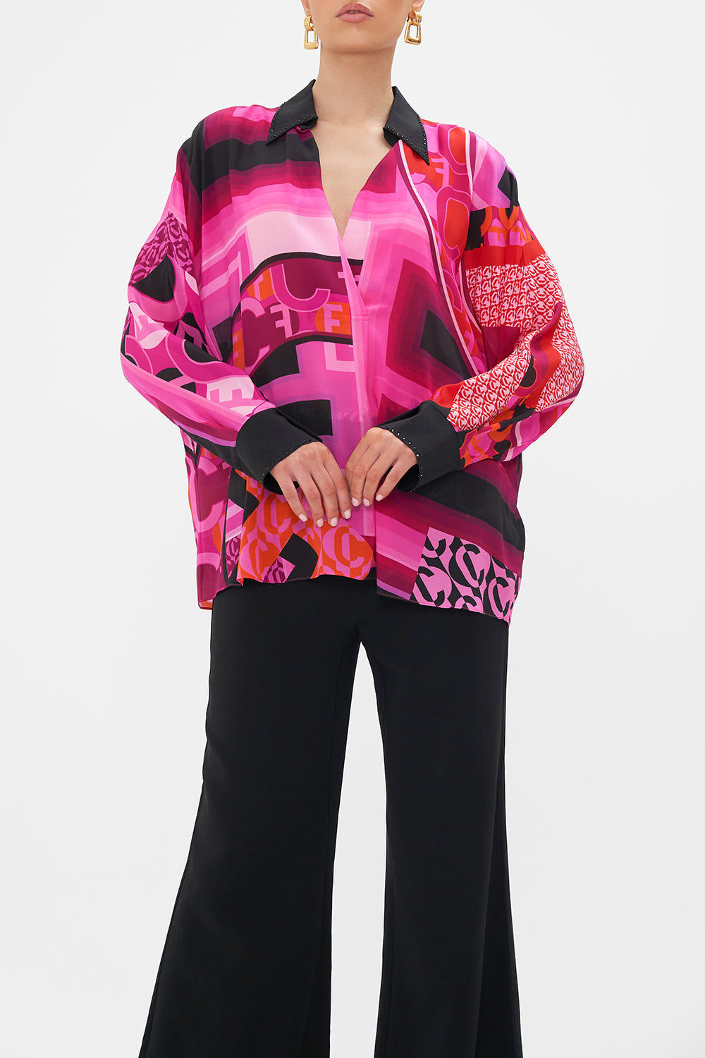 WING COLLAR BLOUSE CIAO PALAZZO