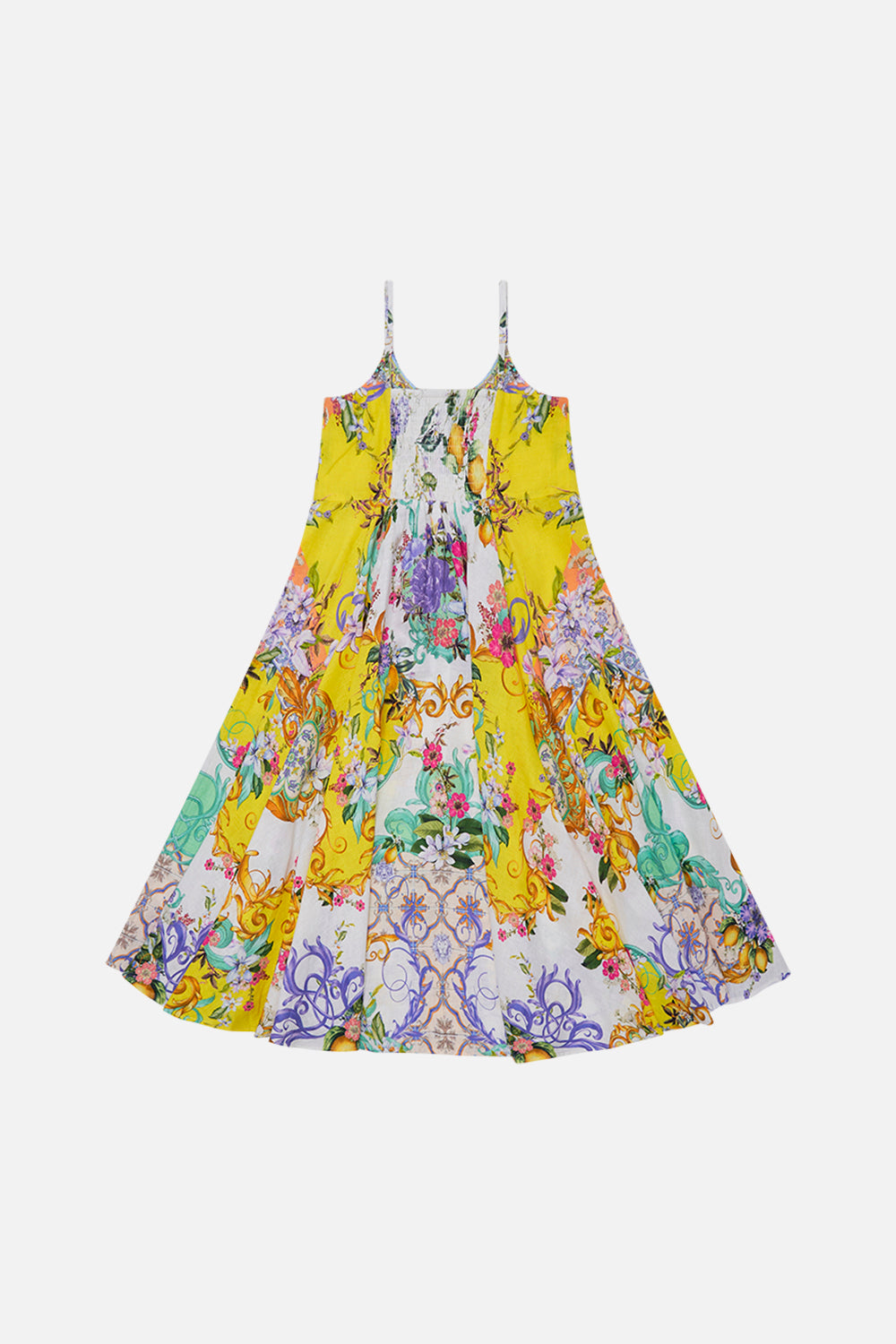 KIDS TIE FRONT MAXI DRESS 4-10 CATERINA SPRITZ