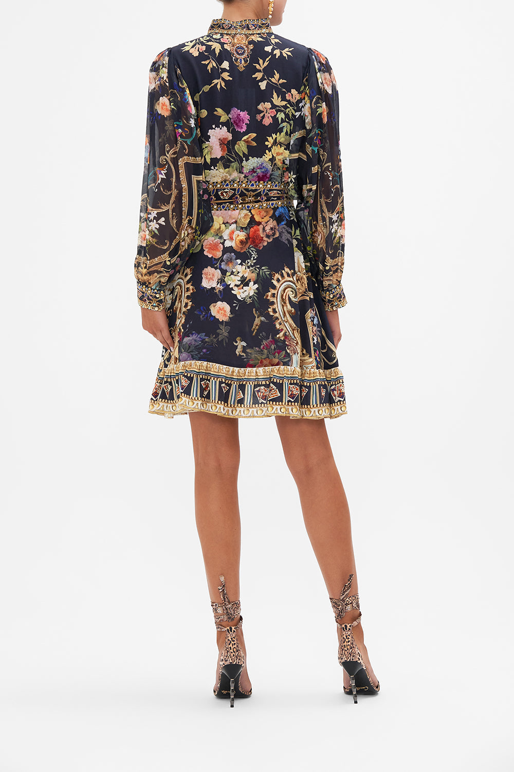 DROP SLEEVE SHIRT DRESS PLAY YOUR CARDS RIGHT