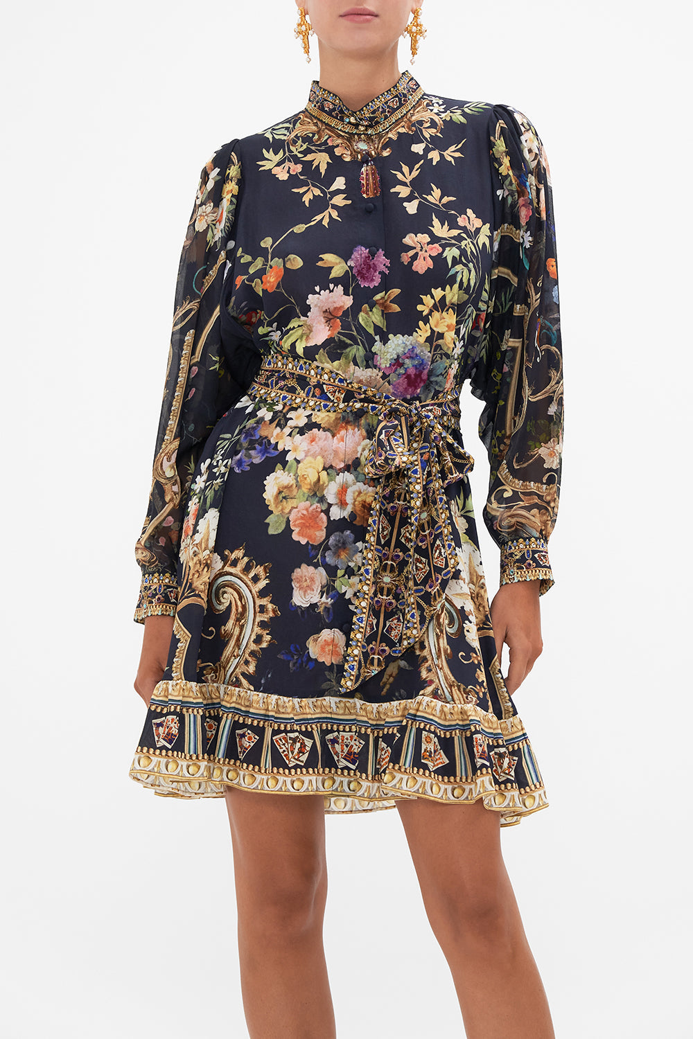 DROP SLEEVE SHIRT DRESS PLAY YOUR CARDS RIGHT