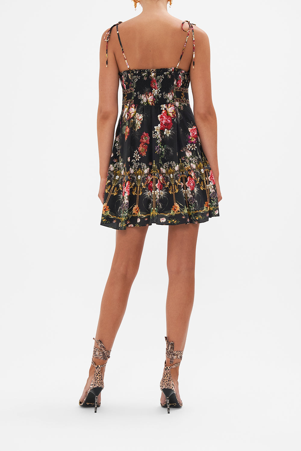 SHORT BUTTON THROUGH DRESS A NIGHT AT THE OPERA