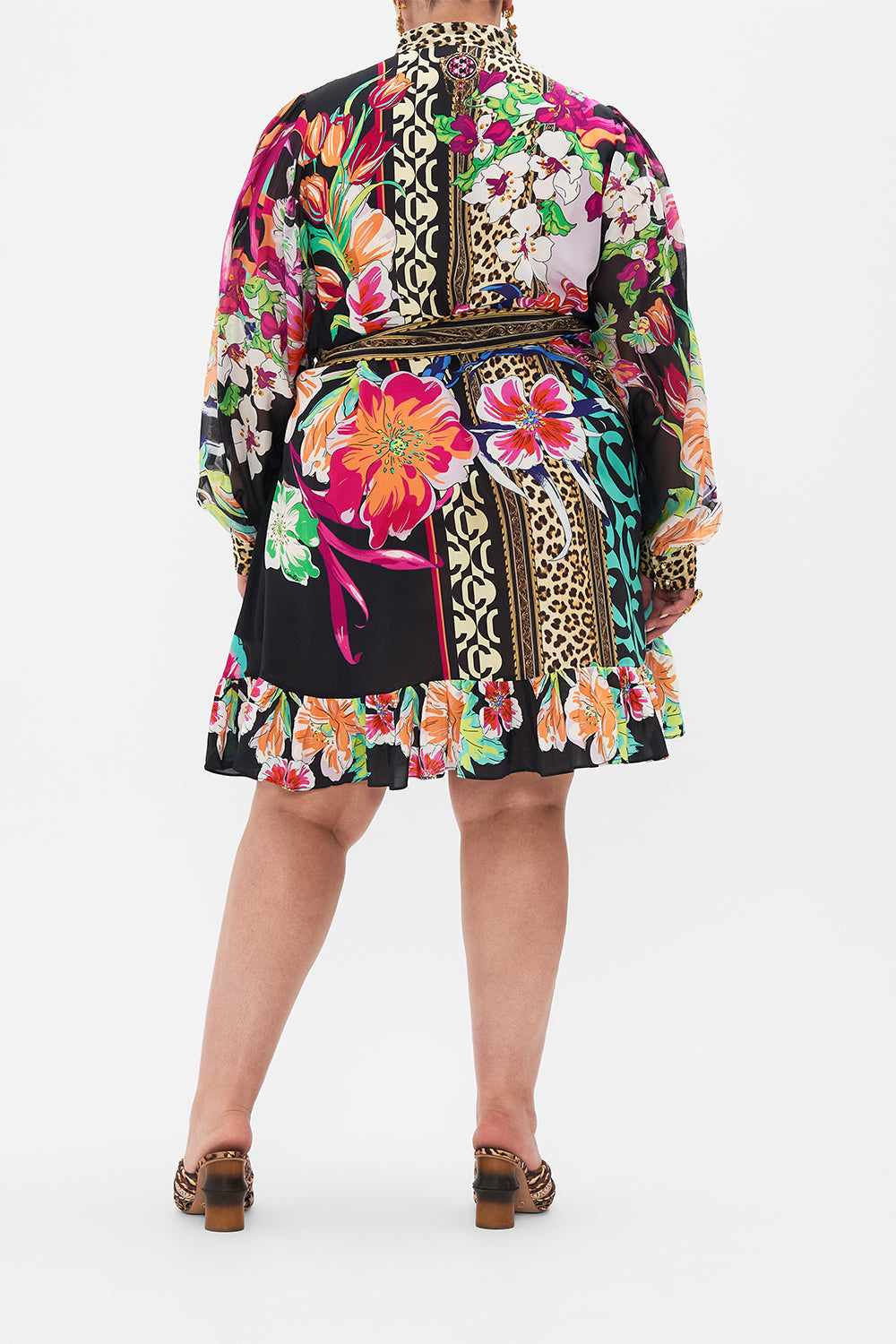DROP SLEEVE SHIRT DRESS PRINTED PRIMA VERA