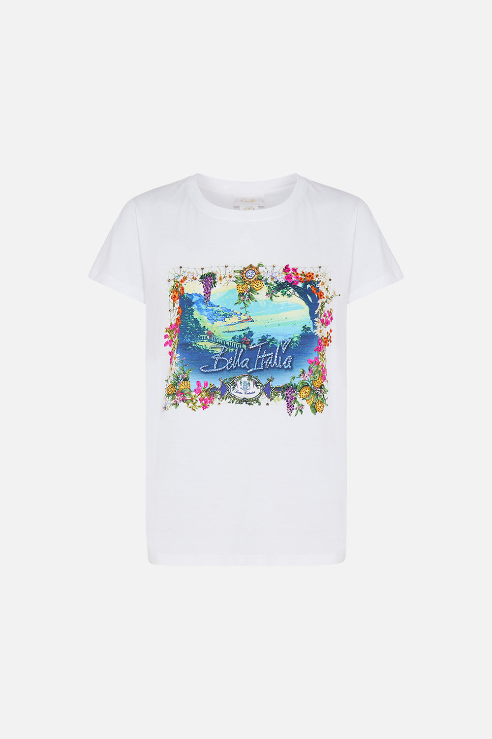 ORGANIC COTTON SLIM FIT TEE  AMALFI AMORE
