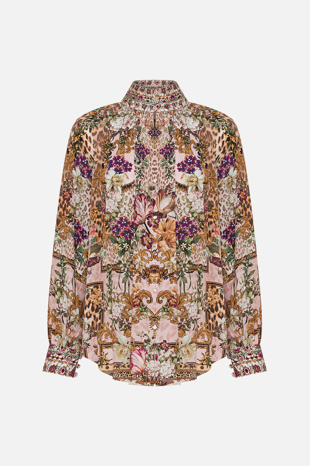 RAGLAN BUTTON UP SHIRT BAMBINO BLISS