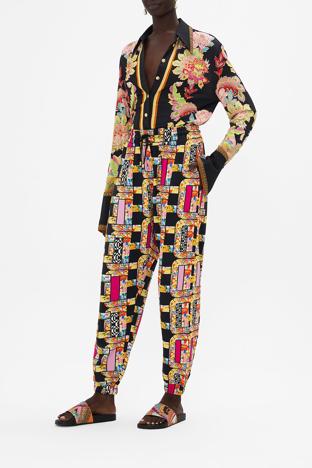 JERSEY TRACK PANT SIGNORA MILANO