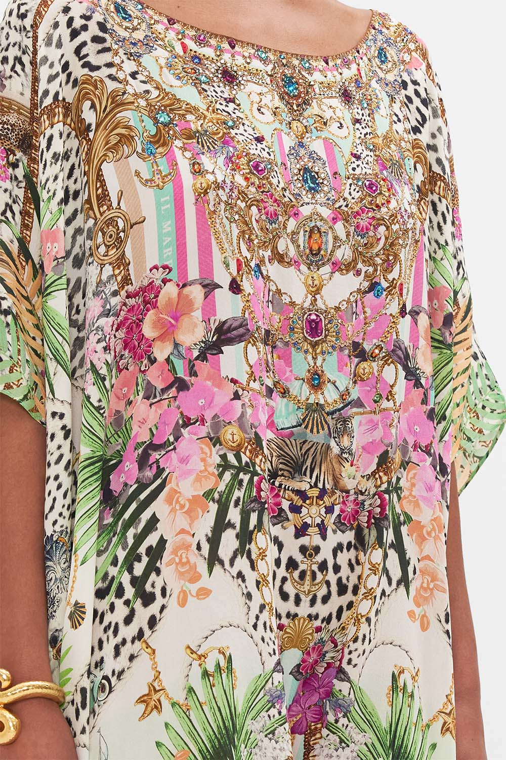 ROUND NECK KAFTAN DEAR AMORE MIO