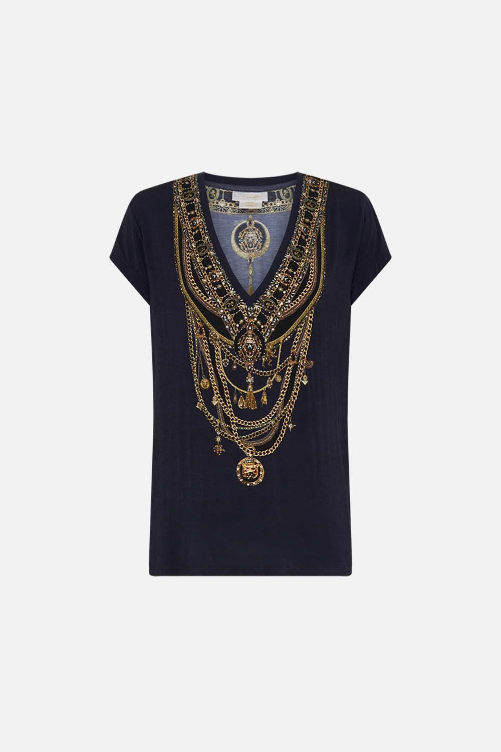 V-NECK TEE DUOMO KALEIDO