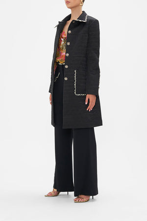 BUTTON FRONT COAT CIAO PALAZZO